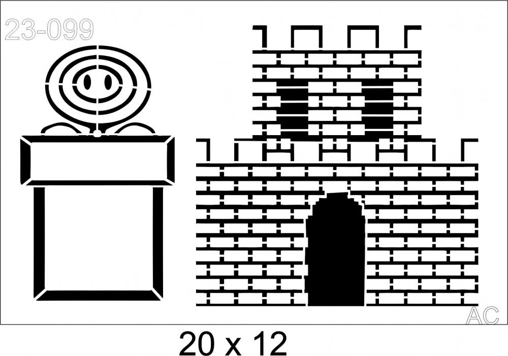 Stencil para pintura  S. MARIO3- Arte em Cortes