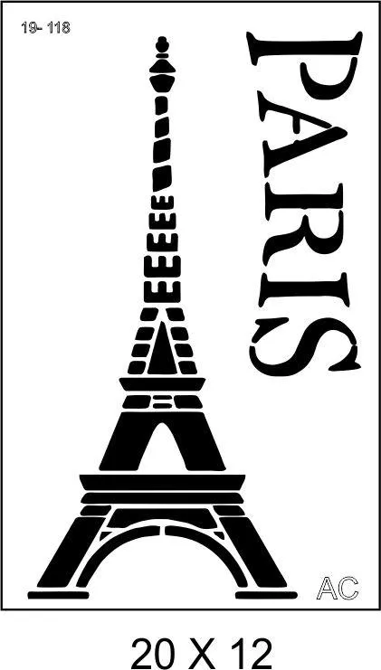 Stencil Paris  19-118