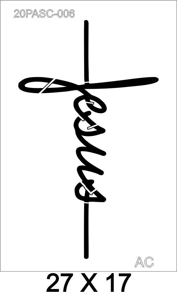 Stencil  PASCOA Cod - -20PASC006