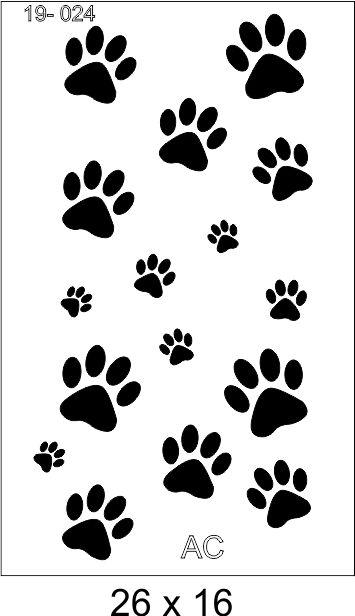 Stencil PATINHAS 19var024