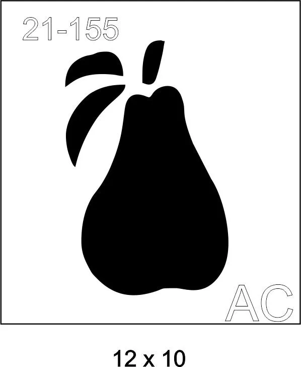 Stencil Pera  21-155