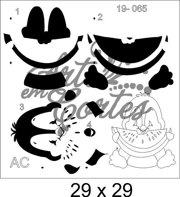 Stencil PINGUIM 19COZ065