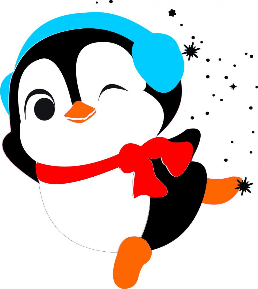 Stencil Pinguim  23-221