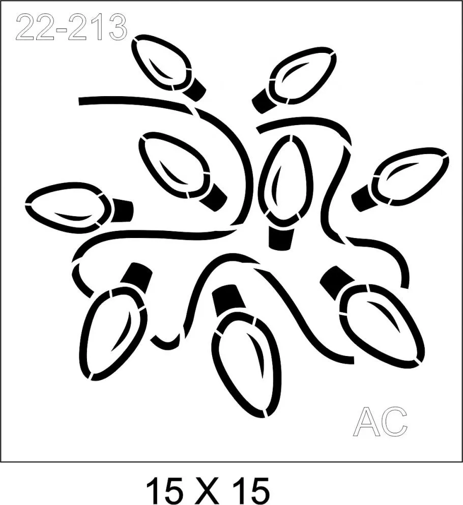Stencil  Pisca Pisca  22-213