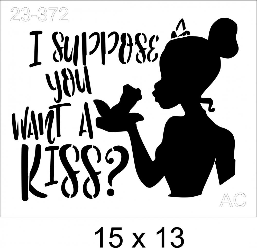Stencil A Princesa e o Sapo 23-372