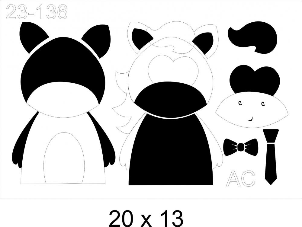 Stencil infantil Cavalinho  23-136