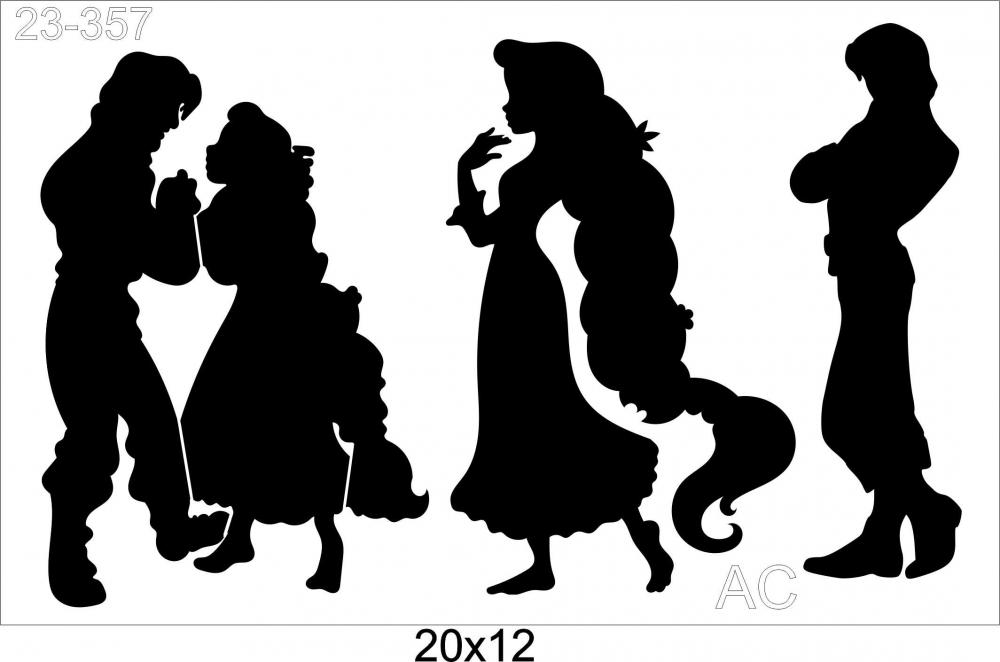 Stencil Rapunzel 23-357