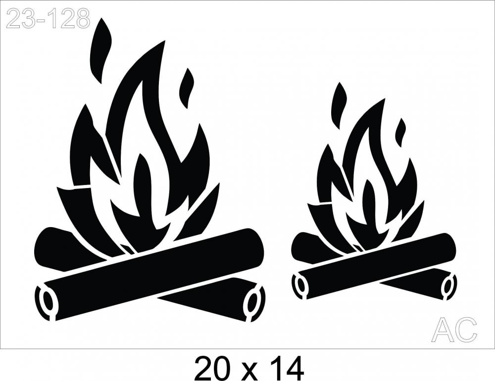 Stencil Fogueiras  23-128
