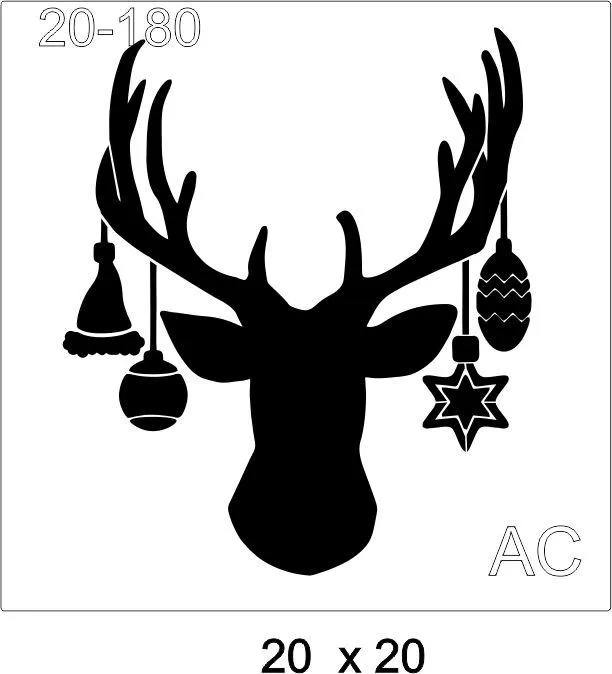 Stencil Rena Natal  20-180