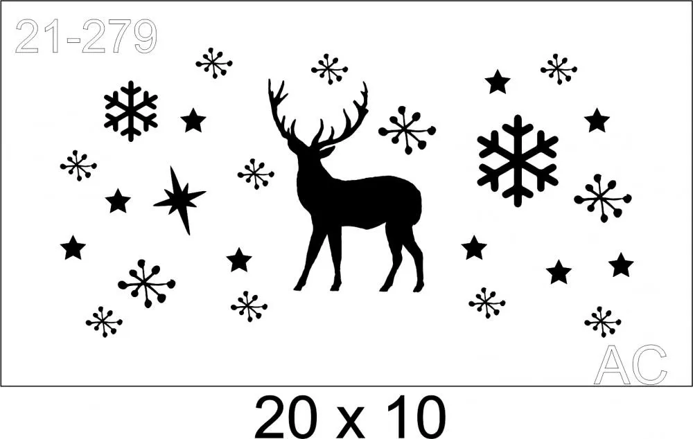 Stencil   Renas -21-279