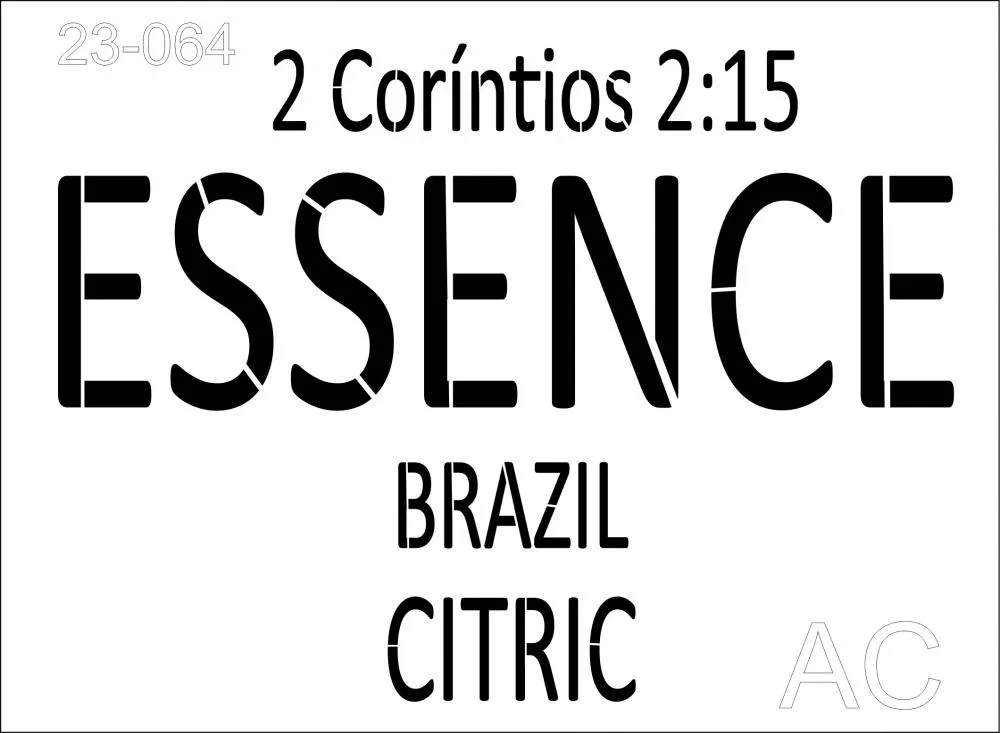 Stencil Rotulo ESSENCE 23-064