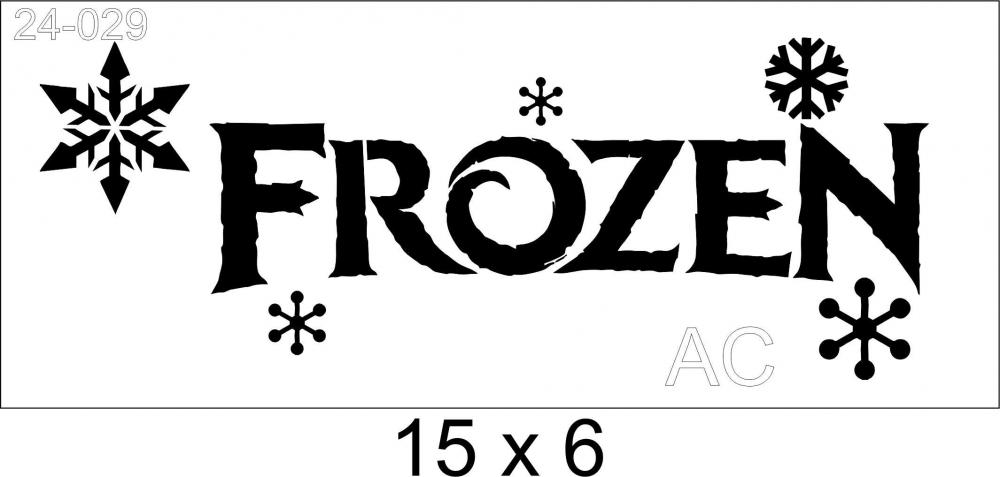 Stencil  Frozen  24-029
