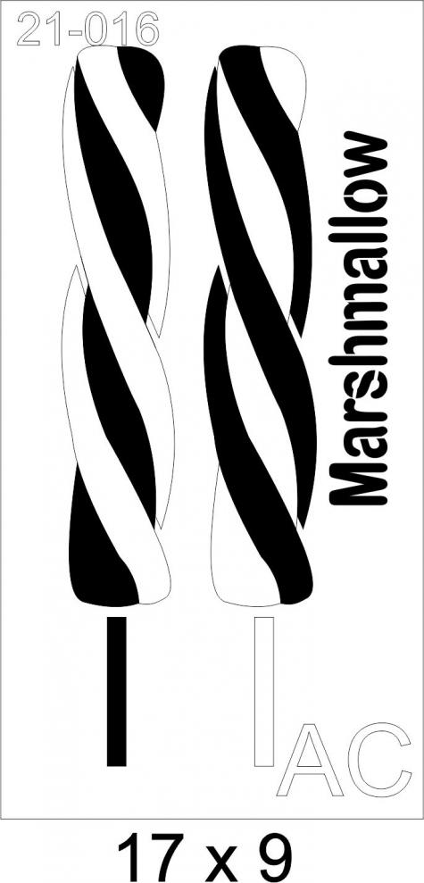 Stencil  Marshmallow 21-016