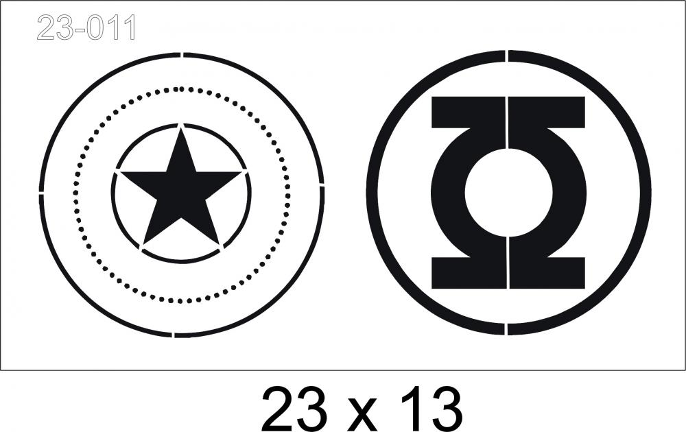 Green Lantern Logo Stencil