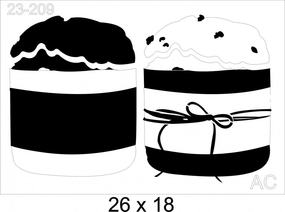 Stencil Panetone  23-209