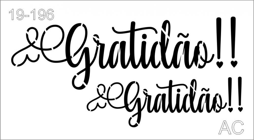 Stencil Texto Cod - -19tx196