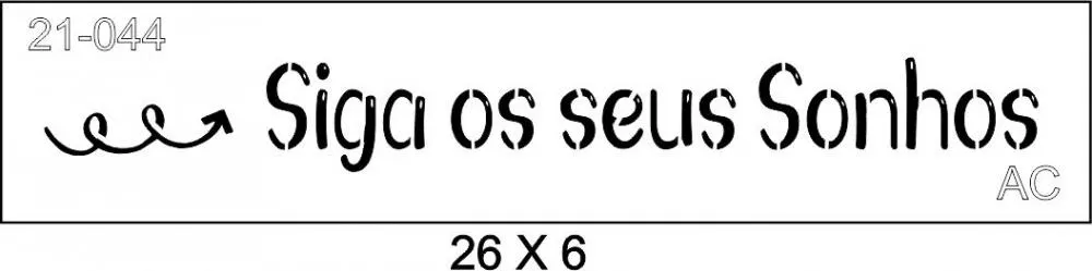 Stencil  Texto 21-044