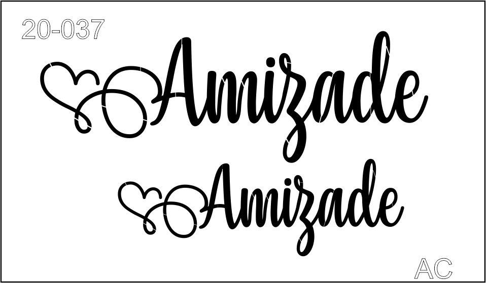 Stencil Amizade 20tx037