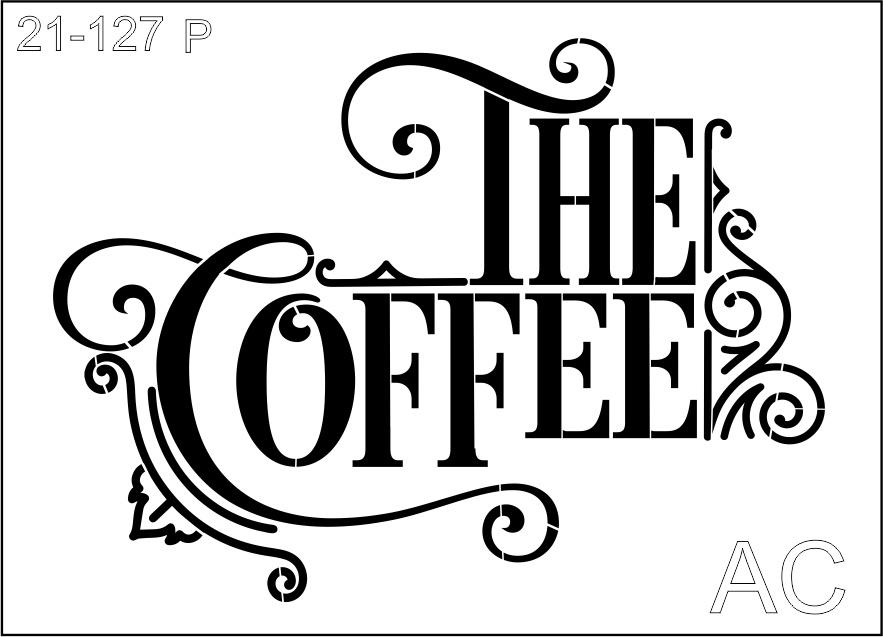 Stencil The Coffee 21-127