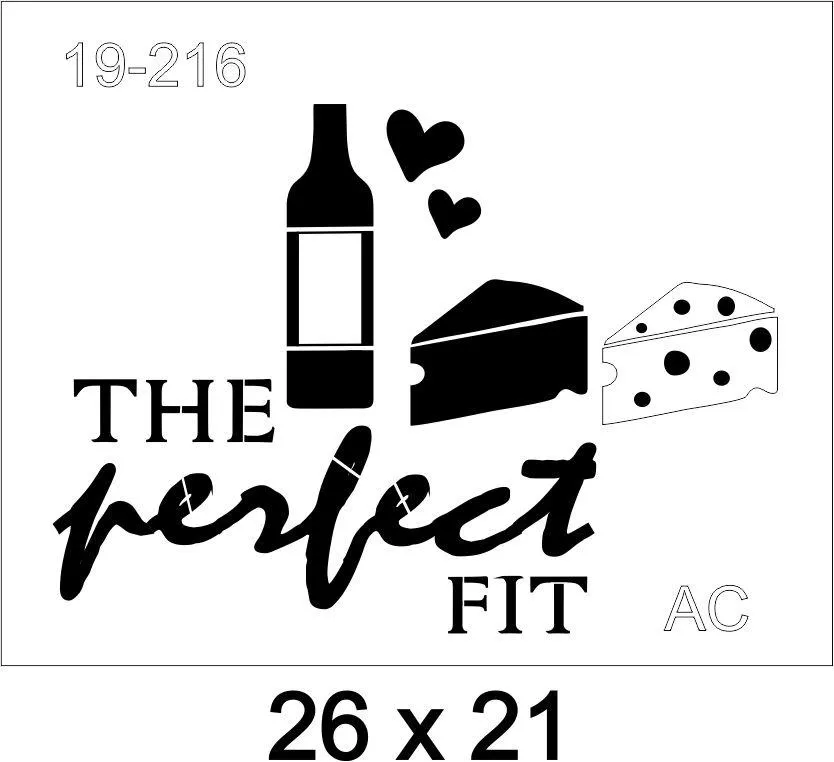 Stencil  The perfect fit   19-216