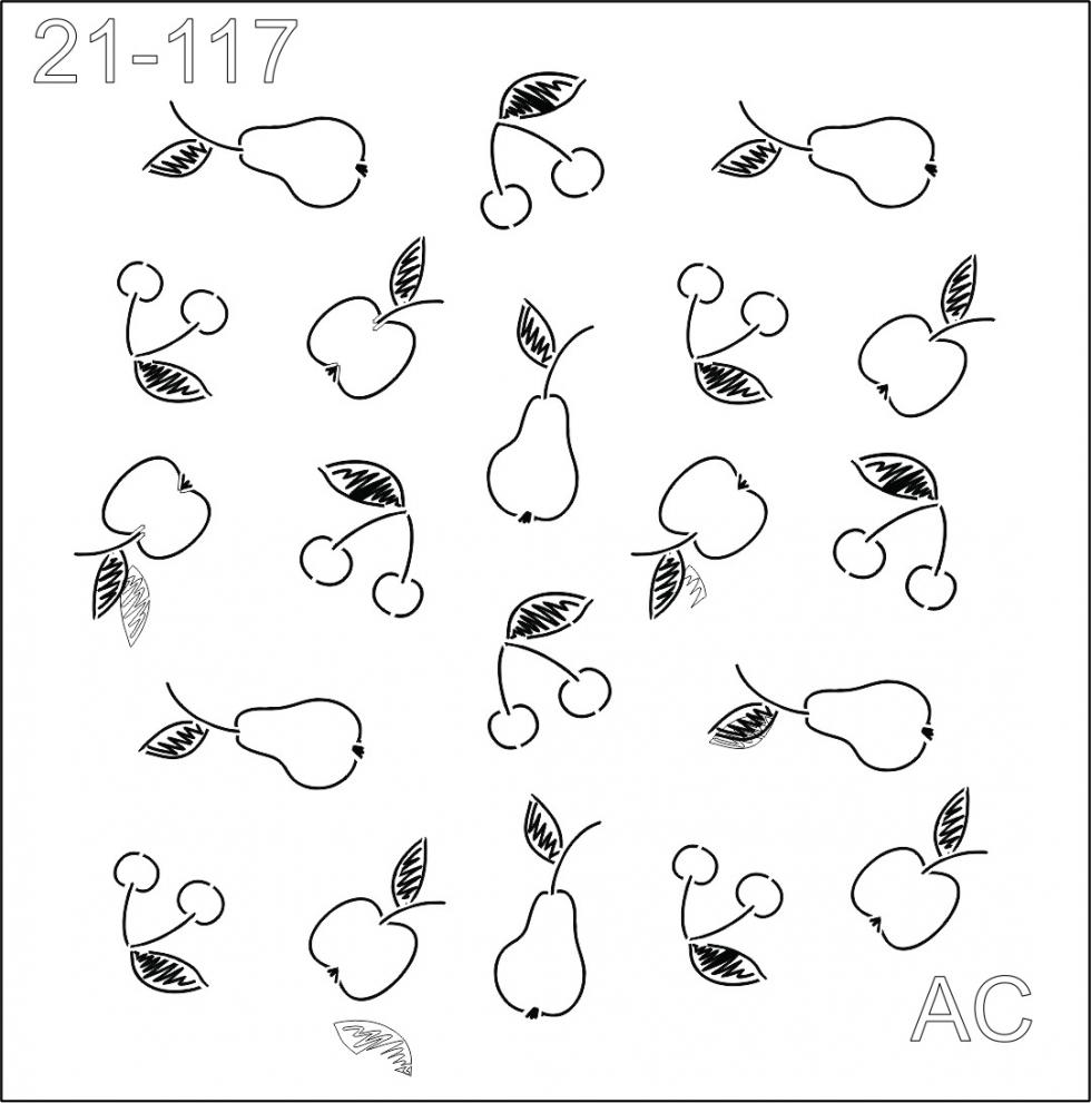 Stencil Frutinhas  21-117