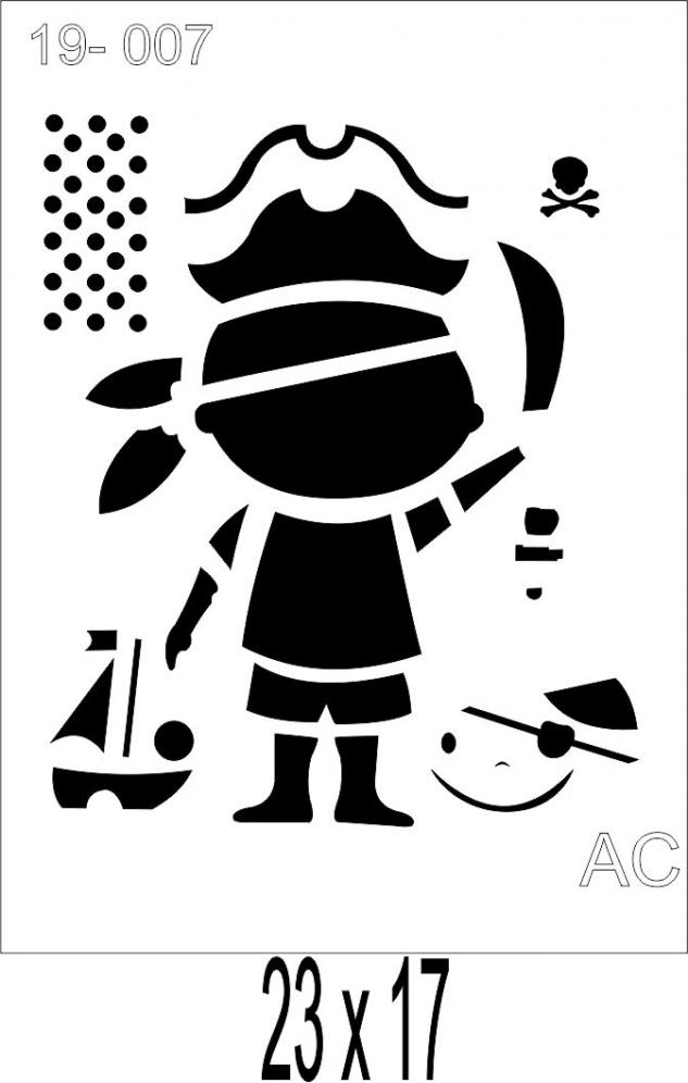 Stencil PIRATA 19INF007
