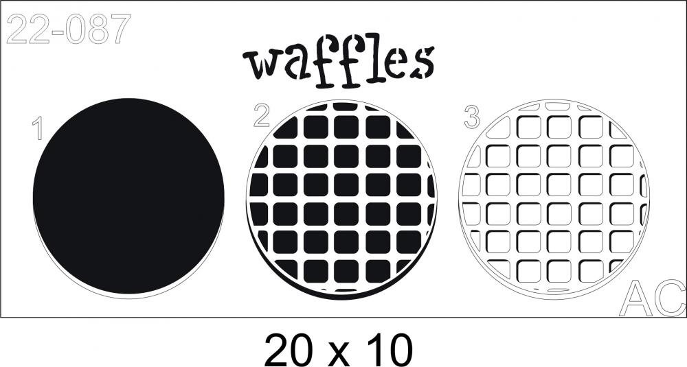 Stencil WAFFLE Redondo  22-087
