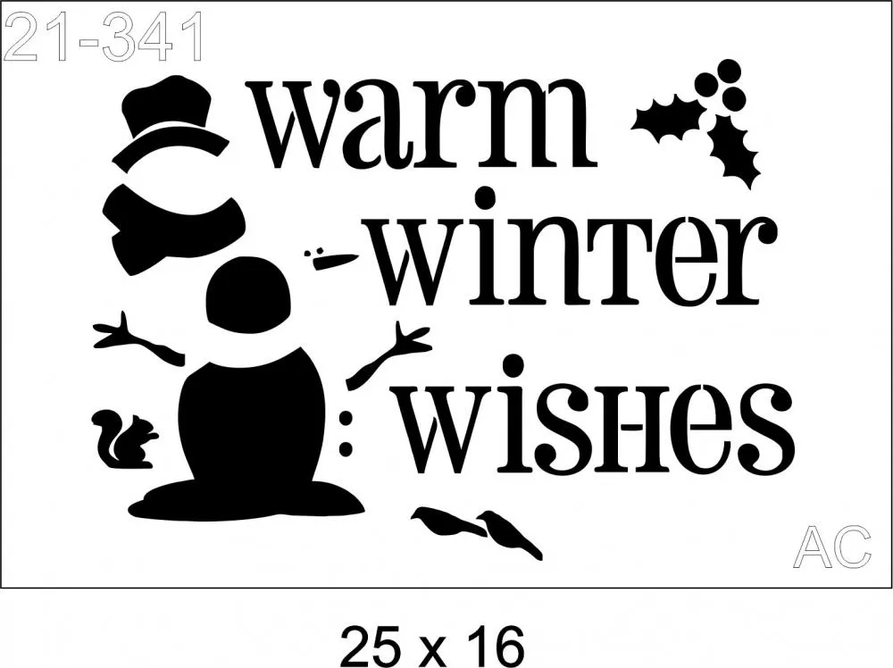 Stencil Warm 21-341