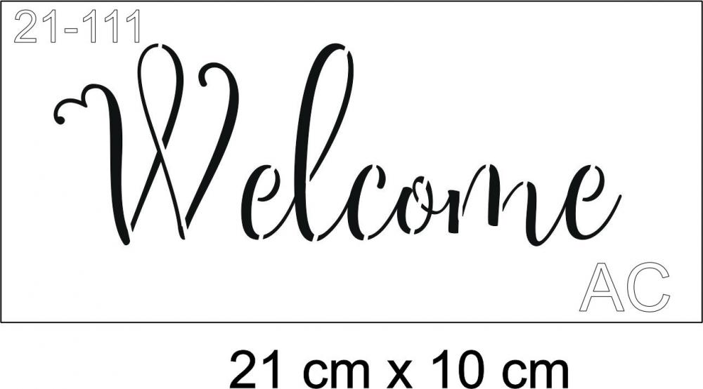 Stencil Welcome 21-111