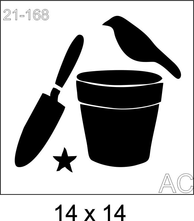 Stencil Vaso 21-168