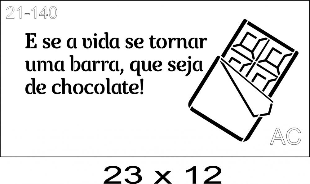 Stencil E se a vida... 21-140