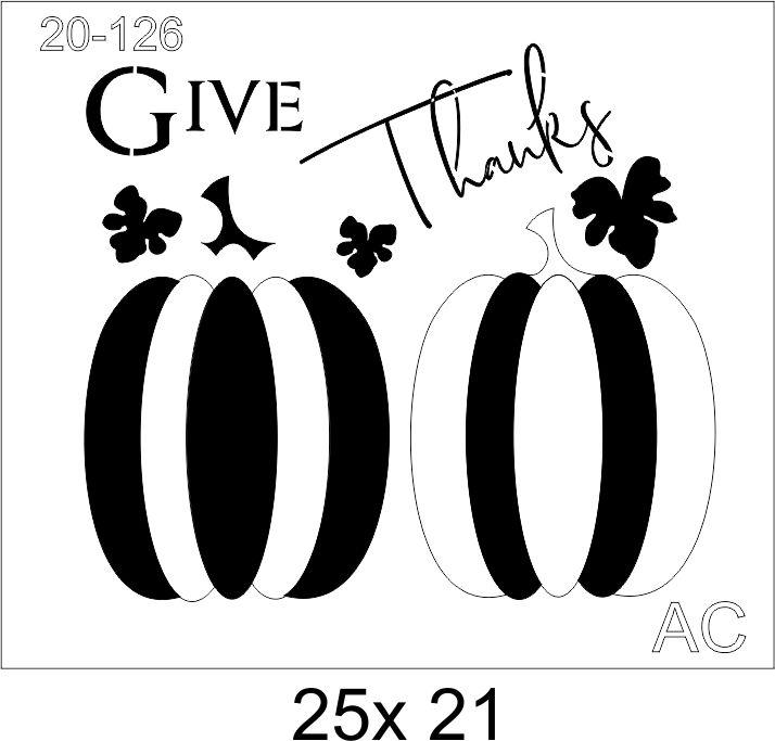 Stencils Abóbora 20-126