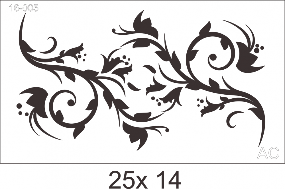 Stencils arabescos 16-005
