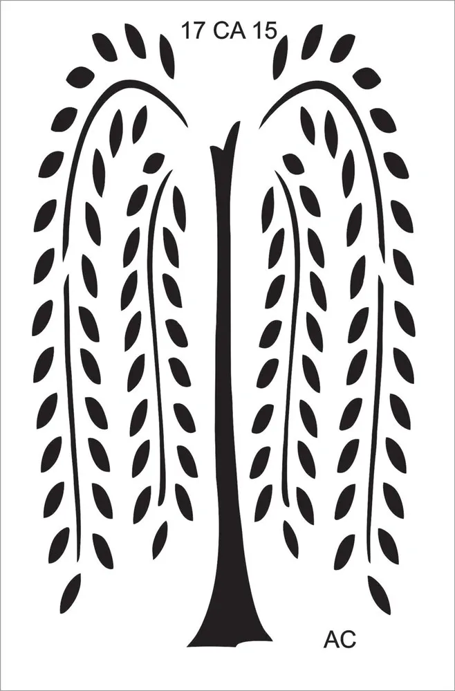 Stencils Árvore country     17ca015