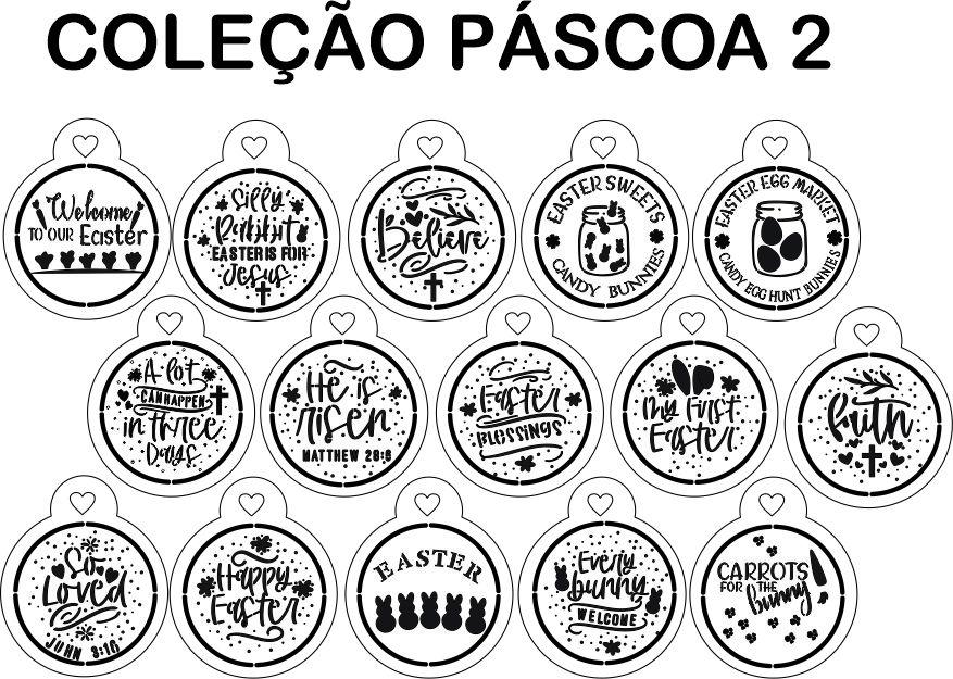 Stencils em miniatura PÁSCOA 2 COD 21min002