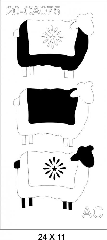 Stencil OVELHINHA 20CA075