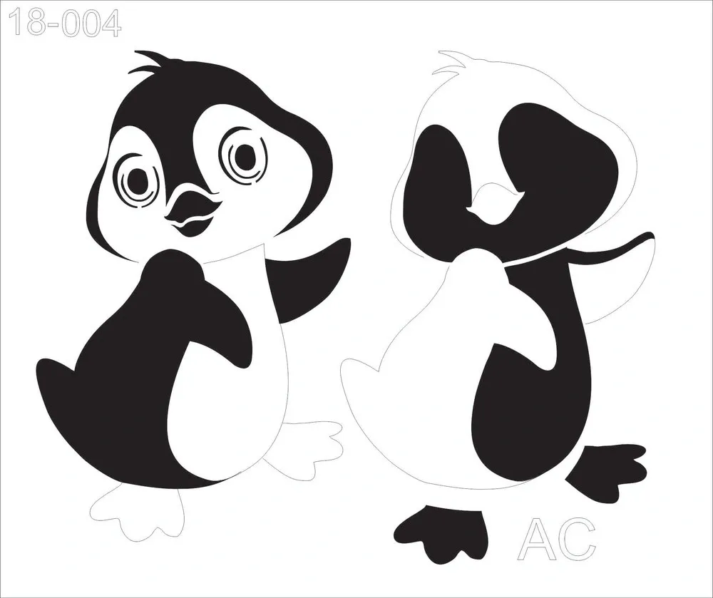 Stencils PINGUIM  18-004