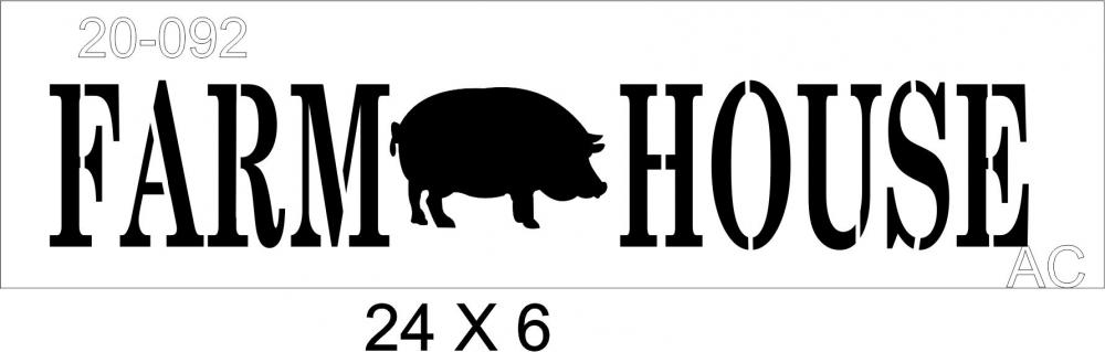 Stencil FARM HOUSE 20CA092
