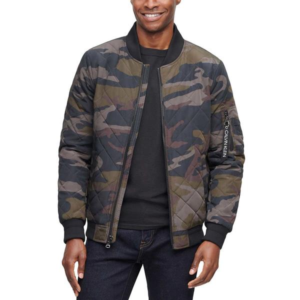 Jaqueta Masculino Calvin Klein Bomber Acolchoada Militar