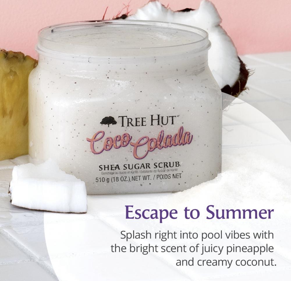 Esfoliante Tree Hut Coco Colada Shea Sugar Scrub 510g - O Segredo da P