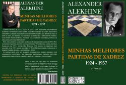 ALEXANDER ALEKHINE COM AS BRANCAS MINIATURA DE PARTIDA DE XADREZ - CAVALO  FÁCIL DE MAIS 