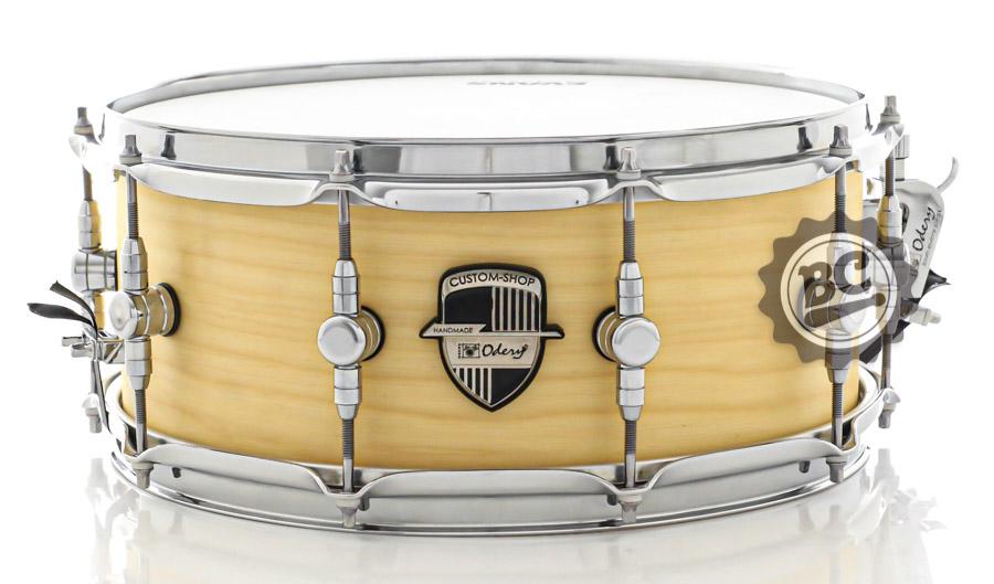 Caixa Odery Custom-Shop Natural Matte 14x6" Araucaria com casco 12mm e Aros PowerHoop 2.3mm
