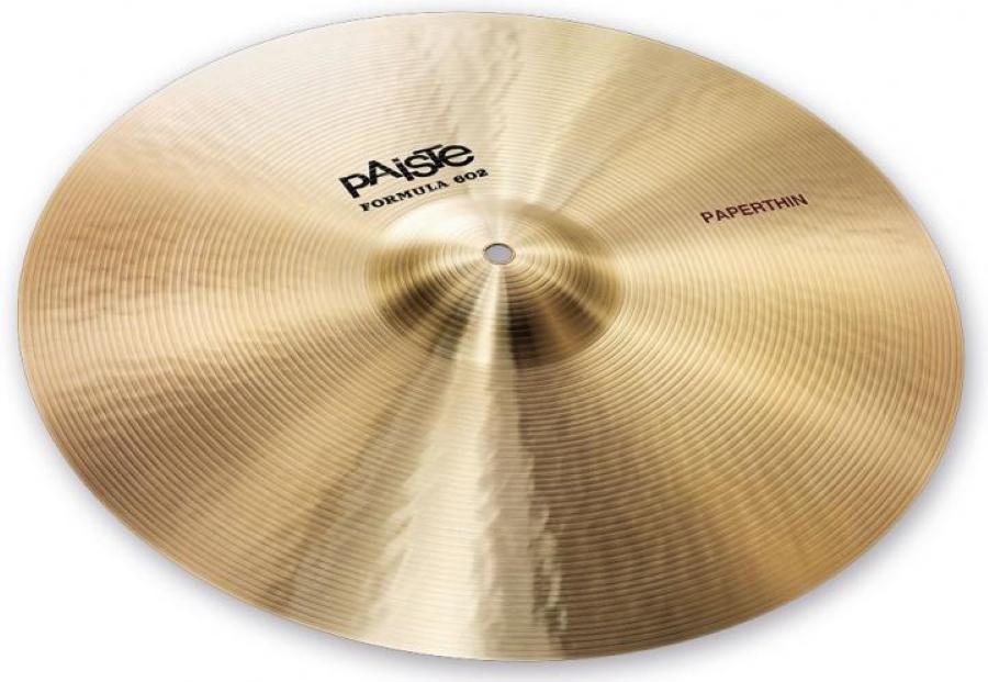 Crash Paiste Serie Formula 602 Paper Thin Crash 18" PTC-18