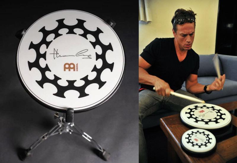 Pad de Estudo Meinl MPP12TL Signature Thomas Lang 12" tamanho grande luxo com borracha siliconada