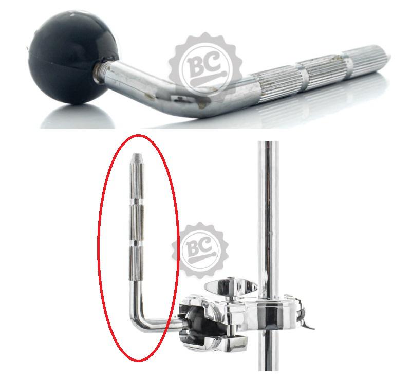 Haste com Bola de Tom Holder Torelli TCB97 com 12.7mm Tamanho padrão DW, Gretsch USA e Ludwig Atlas