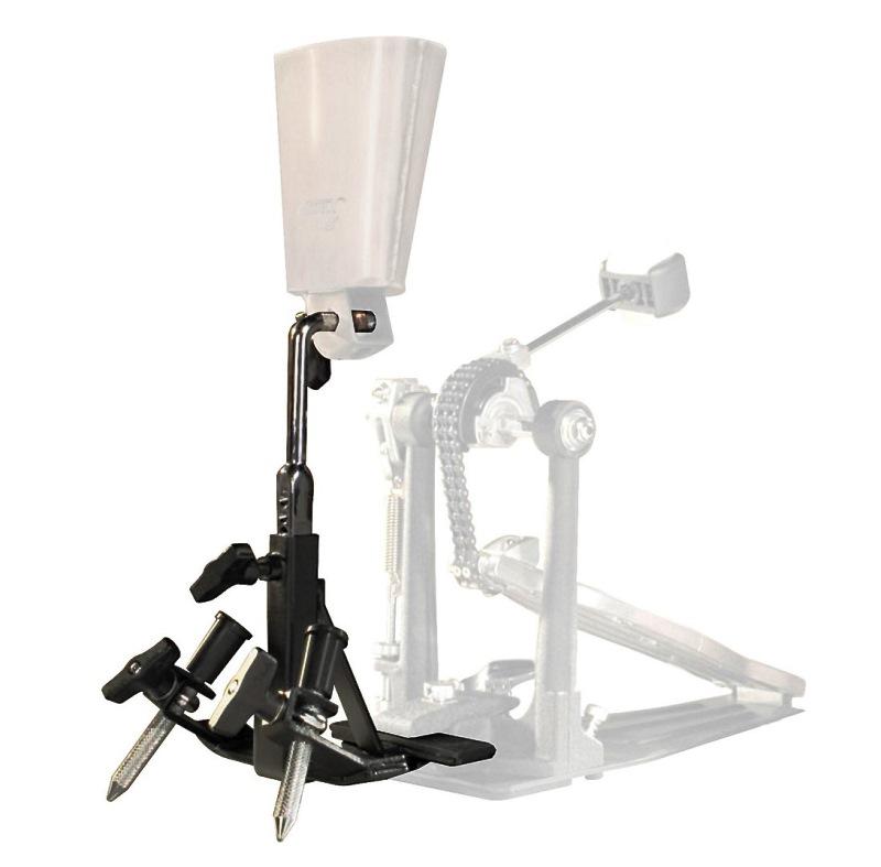 Clamp Pearl PPS-20 Gajate Bracket para Tocar Percussão com o Pedal Cowbell, Blocks ou Pandeirolas