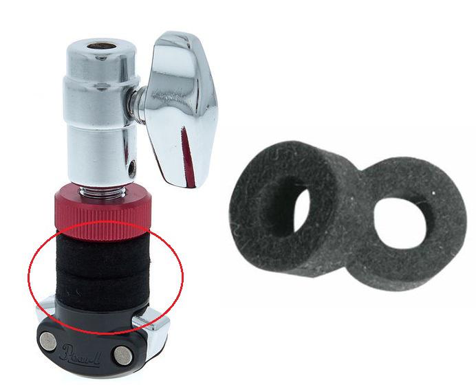 Feltros Pearl FLW-007 para Presilha de Chimbal Compatível com a Maioria das Marcas