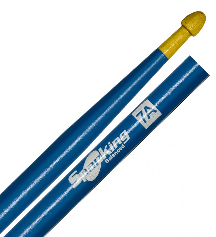 Baqueta Spanking by Zellmer Linha Colorida 7A Clássica Azul (4026)