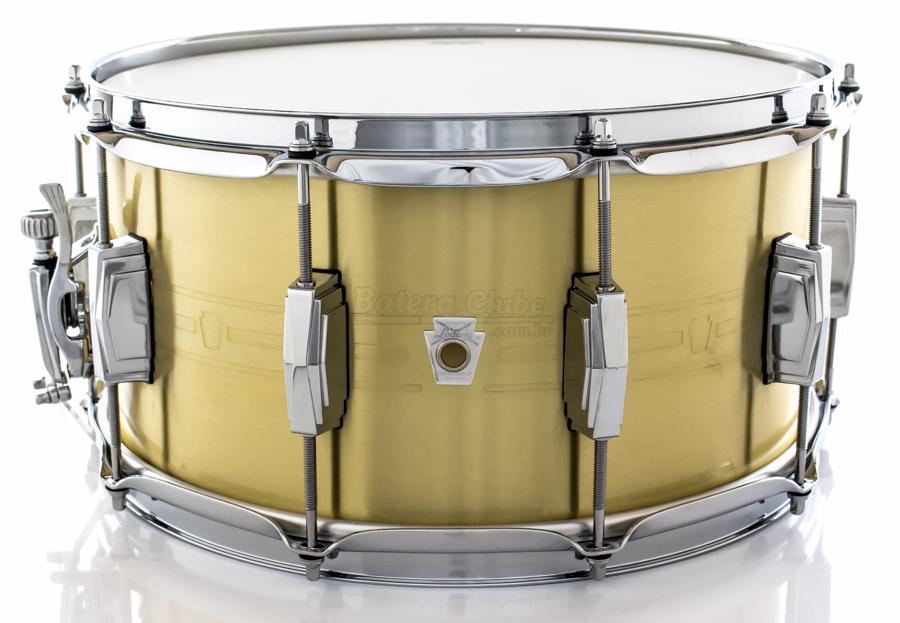 Caixa Ludwig Heirloom LBR0714 Brass Shell 14x7" Edição Limitada Made in USA