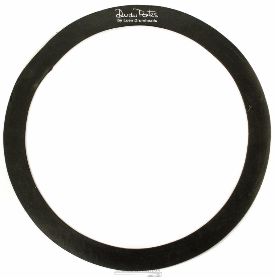 Abafador de Tambores Luen Dudu Portes Muffle Ring Black 12" em EVA p/ colocar sobre a pele (1800612)